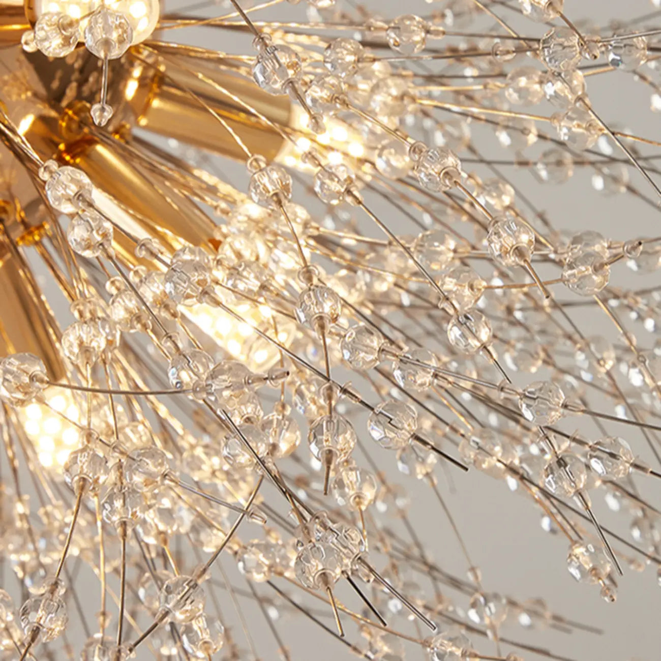 Luxury Crystal Chandelier Starburst with Flexible Length