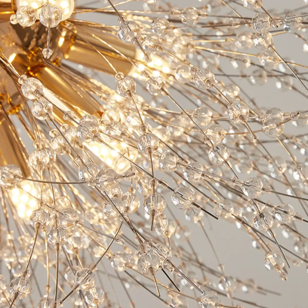 Luxury Crystal Chandelier Starburst with Flexible Length