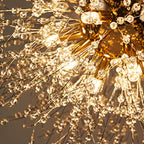 Luxury Crystal Chandelier Starburst with Flexible Length