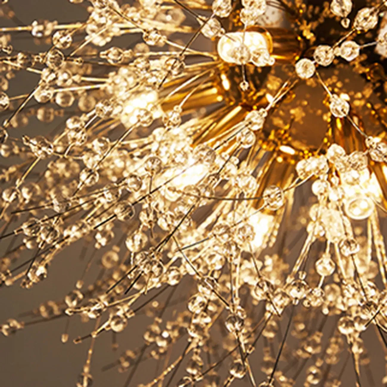 Luxury Crystal Chandelier Starburst with Flexible Length