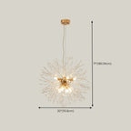 Luxury Crystal Chandelier Starburst with Flexible Length