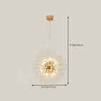 Luxury Crystal Chandelier Starburst with Flexible Length
