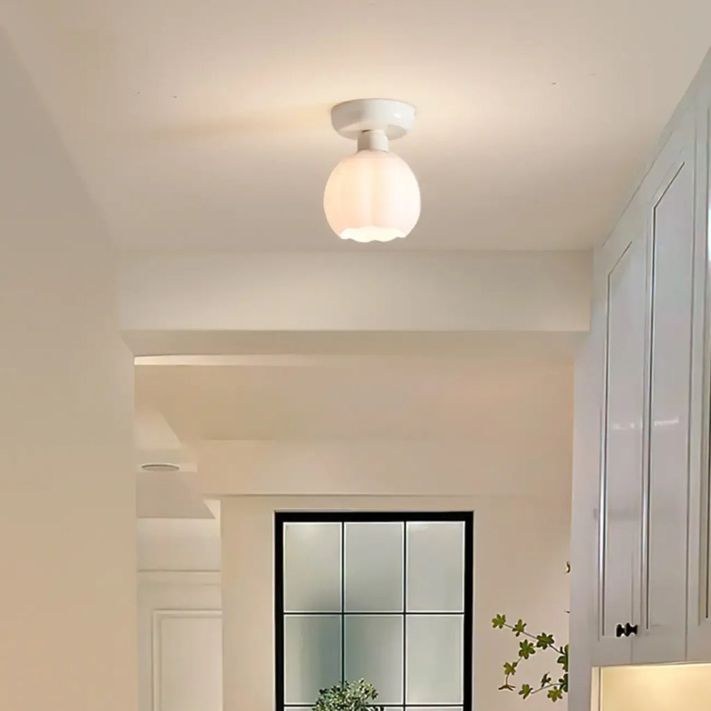 5 to 9 Inch Modern Semi-Flush Ceiling Light for Living Room