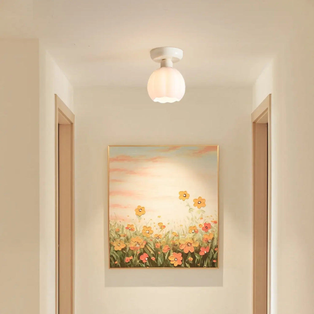 5 to 9 Inch Modern Semi-Flush Ceiling Light for Living Room