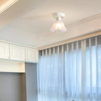 5 to 9 Inch Modern Semi-Flush Ceiling Light for Living Room
