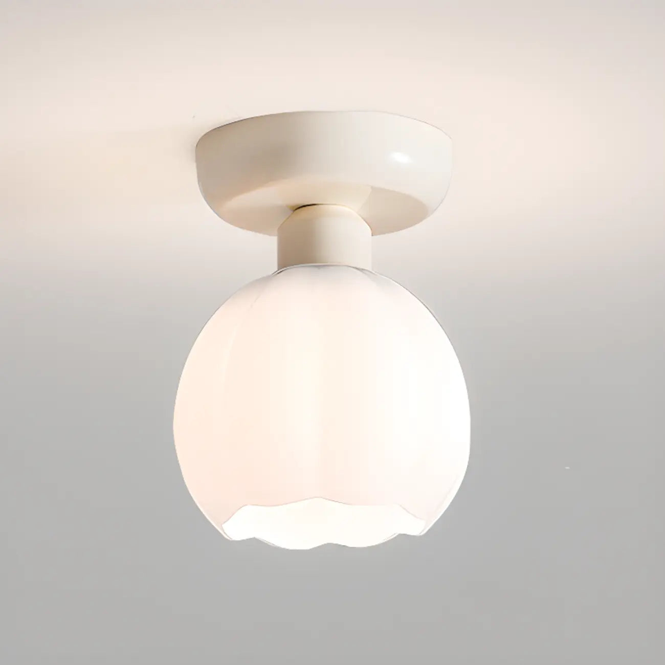 5 to 9 Inch Modern Semi-Flush Ceiling Light for Living Room