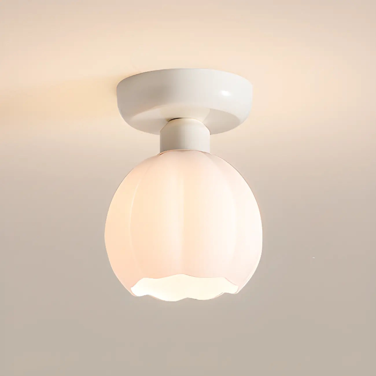 5 to 9 Inch Modern Semi-Flush Ceiling Light for Living Room