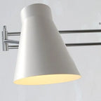 Minimalist Pull Chain Swing Arm Wall Light for Bedroom Decor
