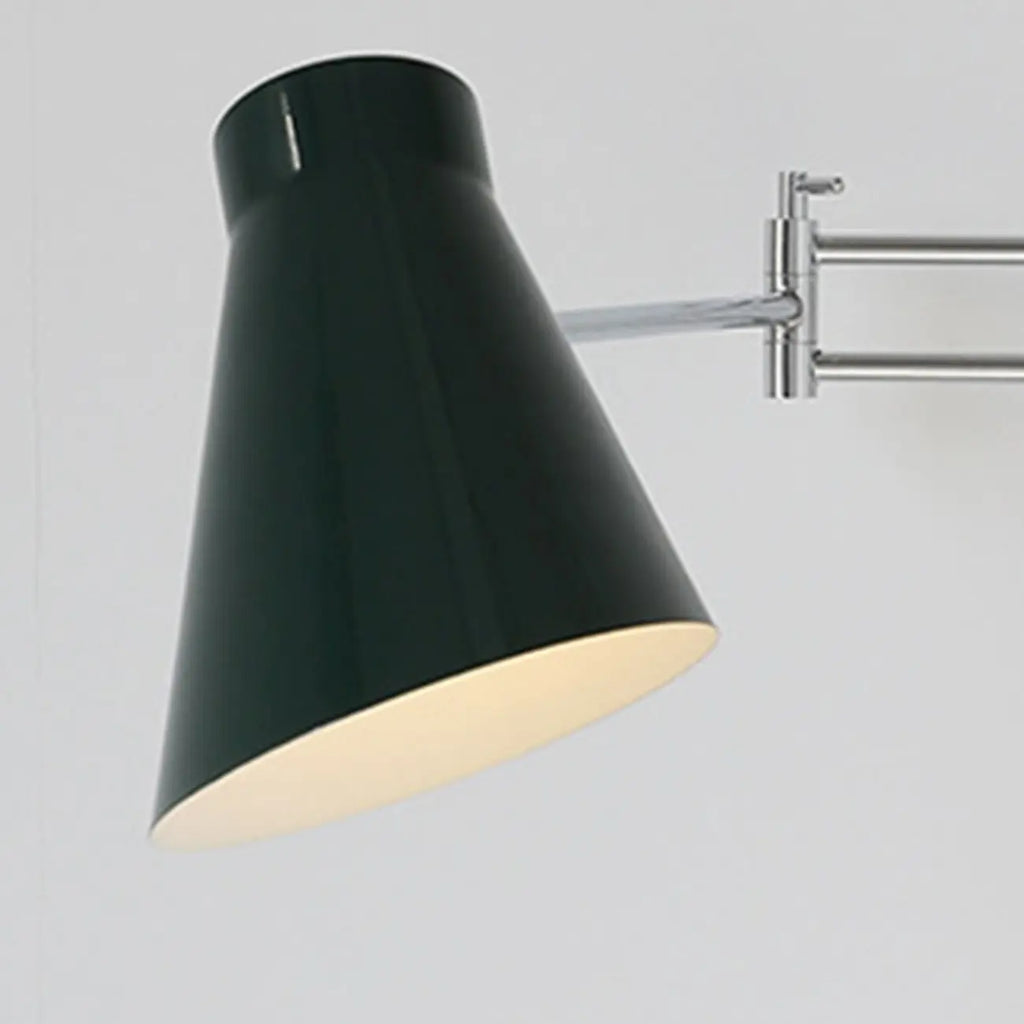 Minimalist Pull Chain Swing Arm Wall Light for Bedroom Decor