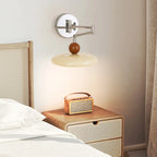 Elegant Cream Acrylic Swing Arm Wall Sconce Multi Dimming