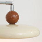 Elegant Cream Acrylic Swing Arm Wall Sconce Multi Dimming