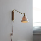 Mini Artistic Ceramic Shade Wall Light for Home Environment