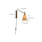 Mini Artistic Ceramic Shade Wall Light for Home Environment