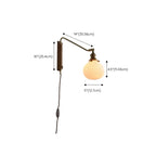 Mini Artistic Ceramic Shade Wall Light for Home Environment