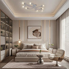 Industrial Branch Metal Semi Flush Ceiling Light