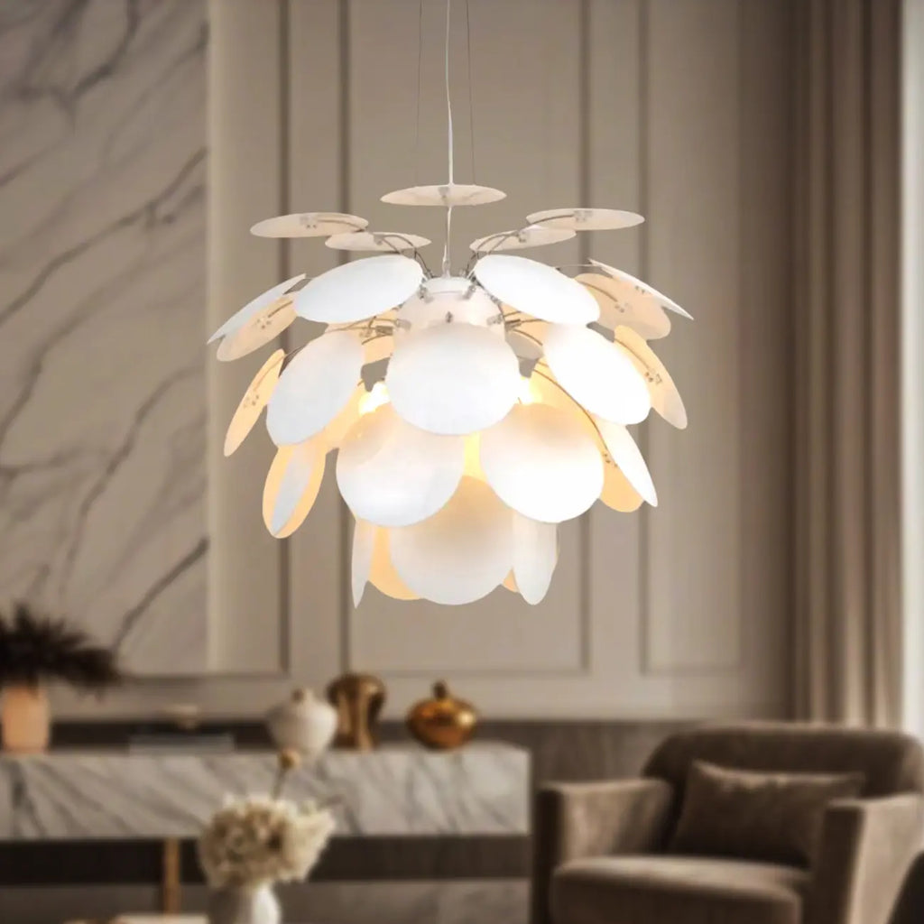 5 Tiers Modern Chandelier with Adjustable Metal Structure