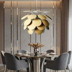 5 Tiers Modern Chandelier with Adjustable Metal Structure