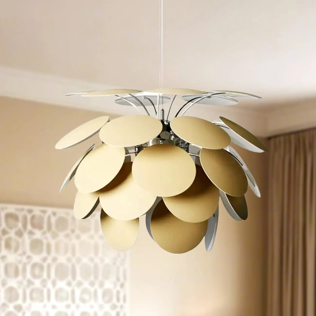 5 Tiers Modern Chandelier with Adjustable Metal Structure