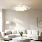 Elegant Floral LED Semi Flush Ceiling Light for Bedroom