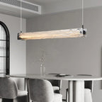 Stylish Glass Island Pendant Light Dimmable LED for Kitchen