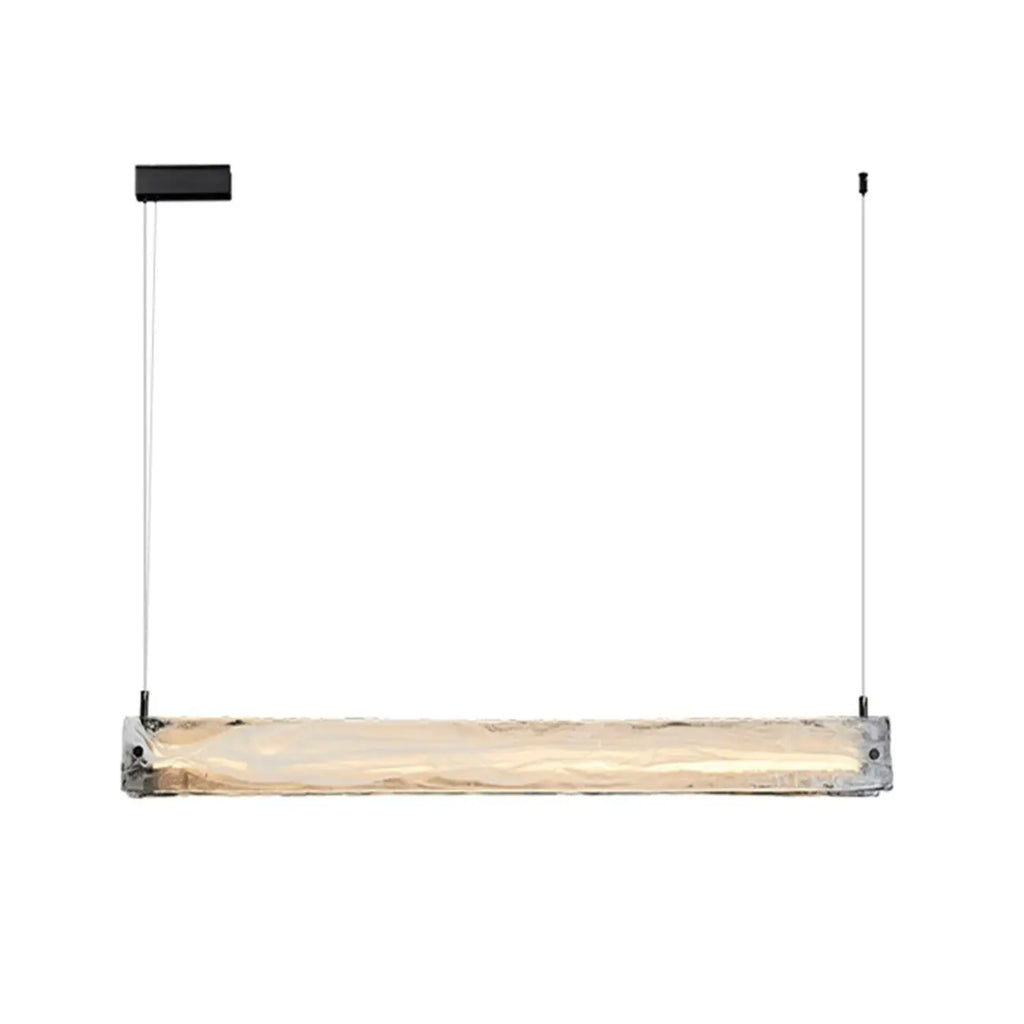 Stylish Glass Island Pendant Light Dimmable LED for Kitchen