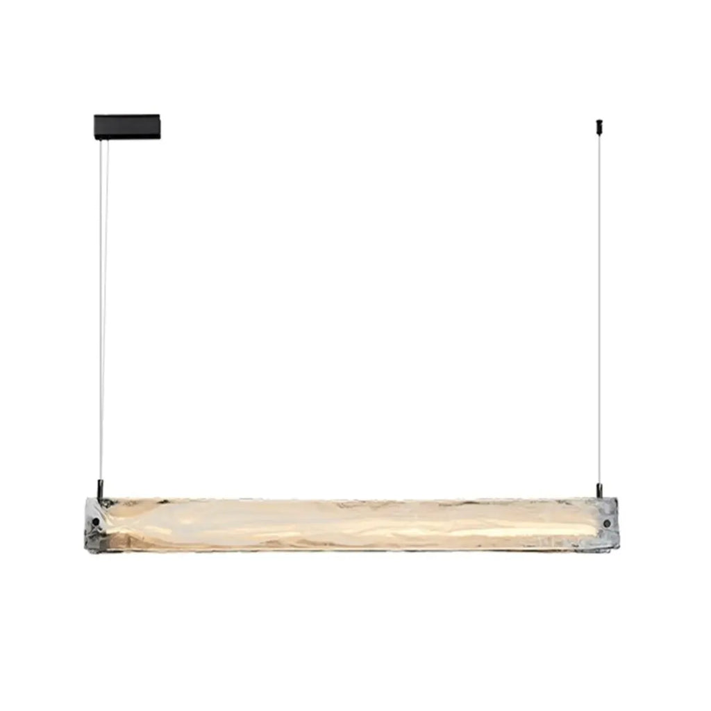 Stylish Glass Island Pendant Light Dimmable LED for Kitchen