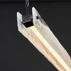 Stylish Glass Island Pendant Light Dimmable LED for Kitchen