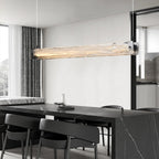 Stylish Glass Island Pendant Light Dimmable LED for Kitchen
