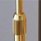 Modern Acrylic Flower Adjustable Black Floor Lamp