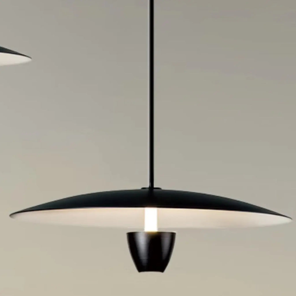 Modern Black Metal LED Island Pendant Light for Kitchen Area