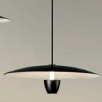 Modern Black Metal LED Island Pendant Light for Kitchen Area