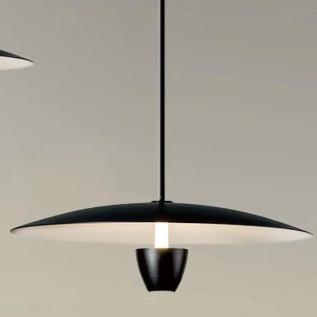 Modern Black Metal LED Island Pendant Light for Kitchen Area
