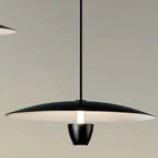 Modern Black Metal LED Island Pendant Light for Kitchen Area