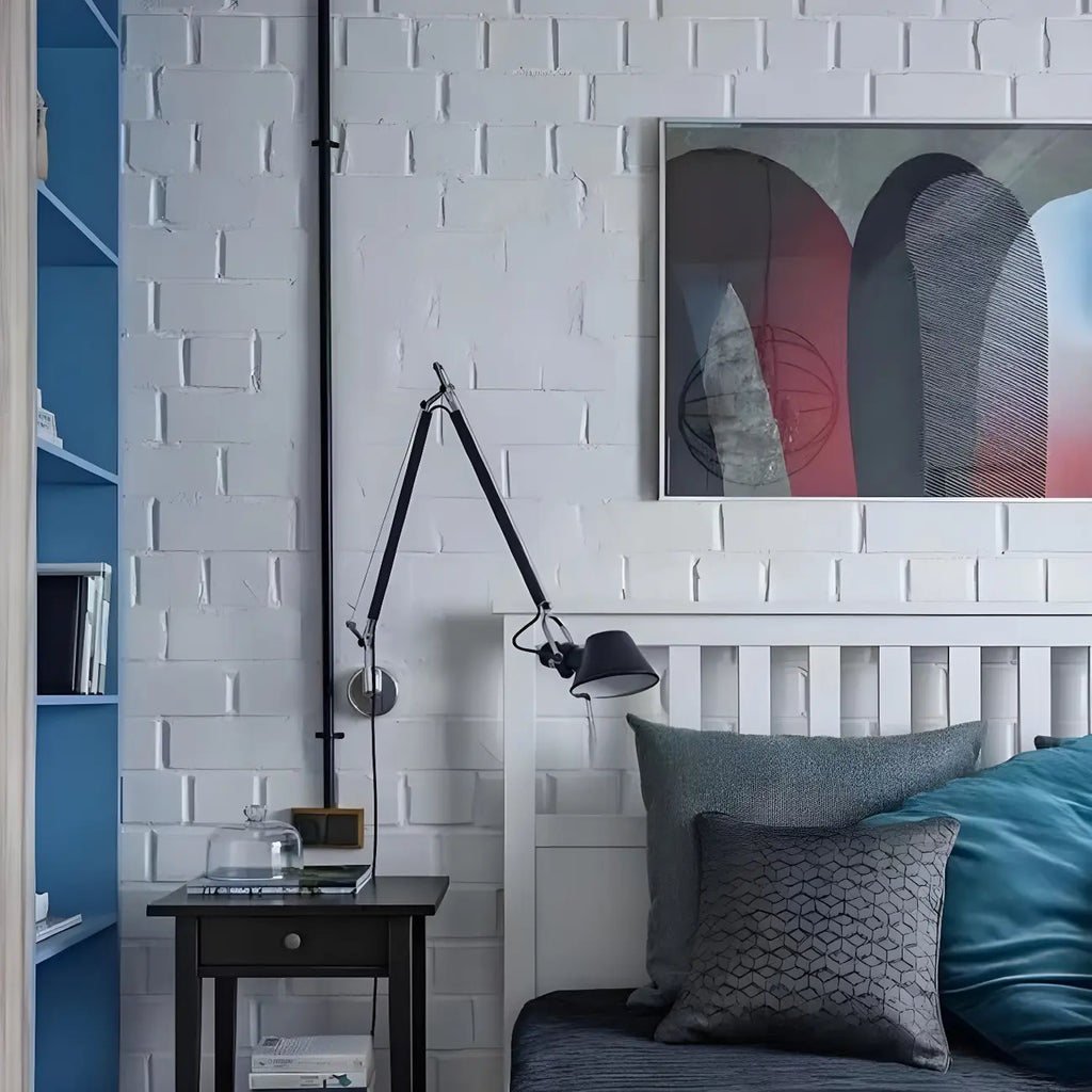 Industrial Aluminum Shade Swing Arm Wall Light