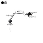 Industrial Aluminum Shade Swing Arm Wall Light