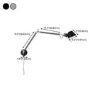 Industrial Aluminum Shade Swing Arm Wall Light