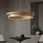 Modern Brass Elegant Ring Chandelier with Dimmable LED