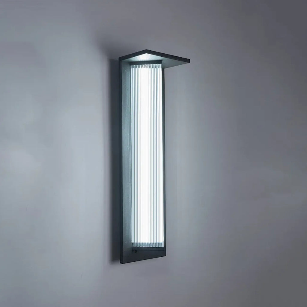 Modern Triangle Shade LED Outdoor Wall Light