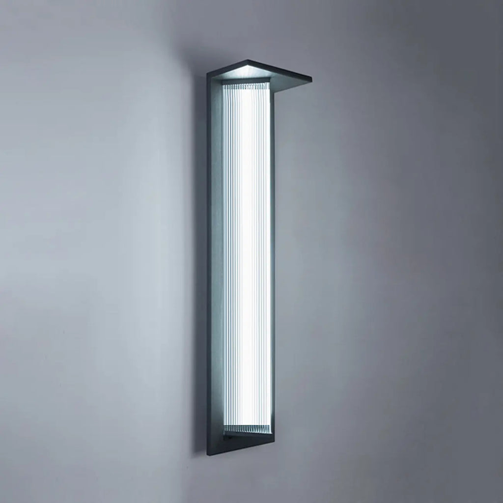 Modern Triangle Shade LED Outdoor Wall Light
