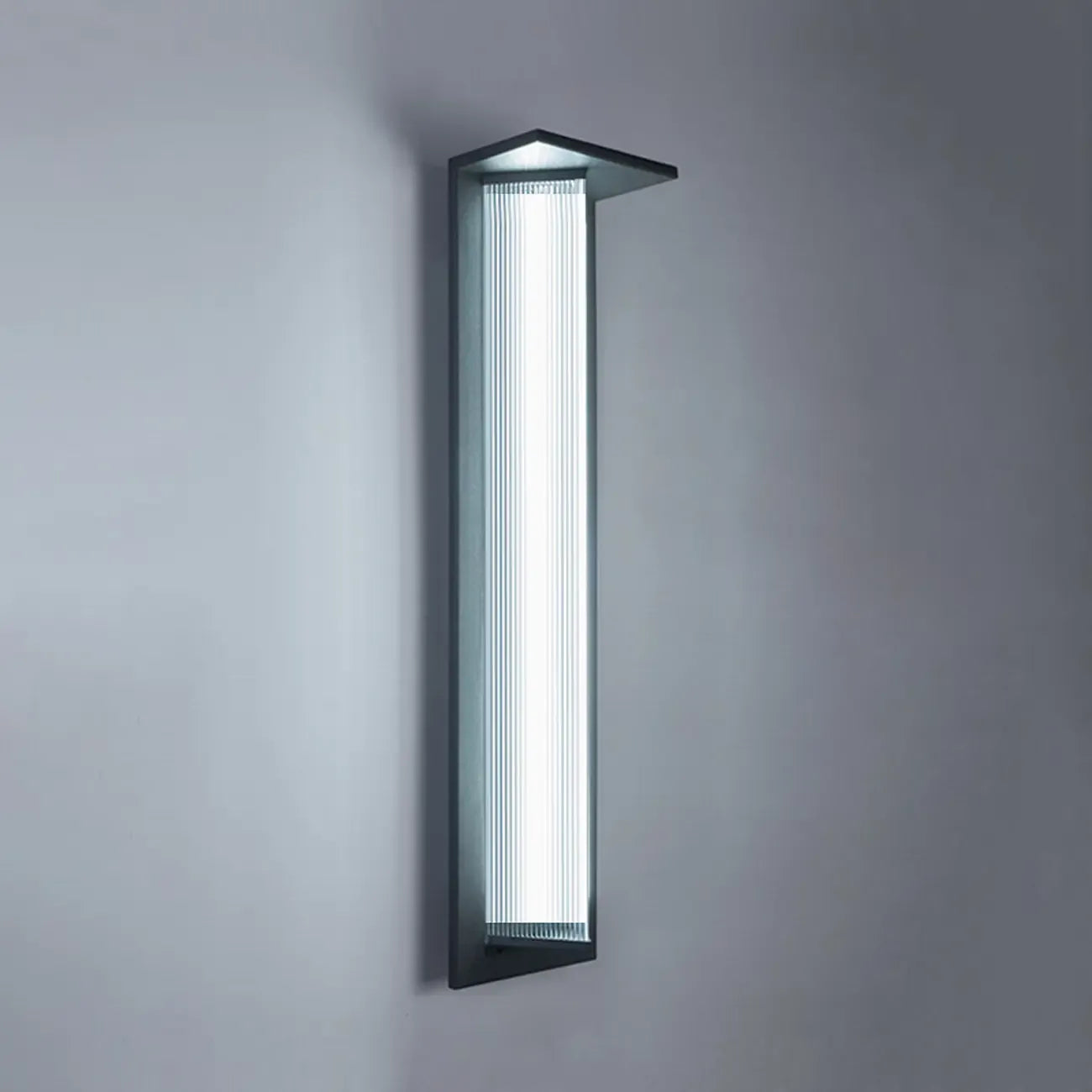 Modern Triangle Shade LED Outdoor Wall Light