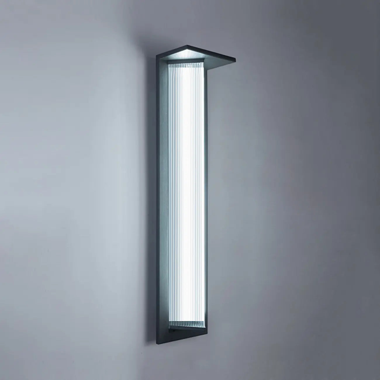 Modern Triangle Shade LED Outdoor Wall Light