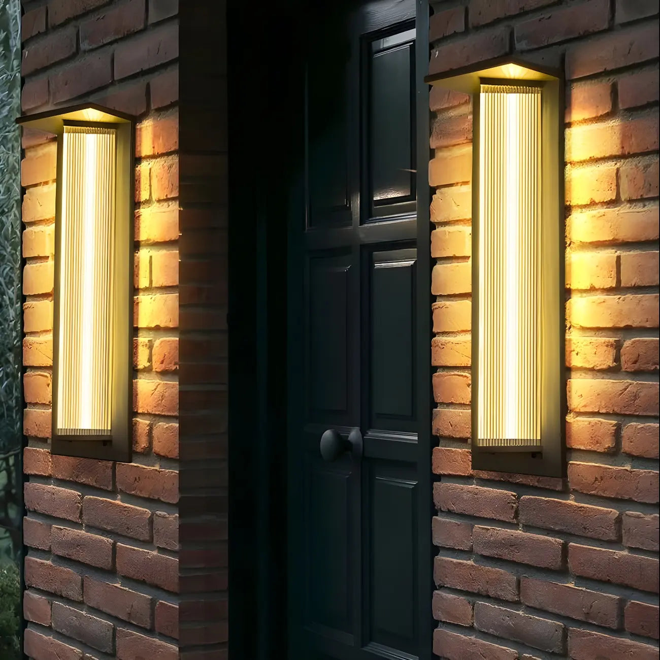 Modern Triangle Shade LED Outdoor Wall Light