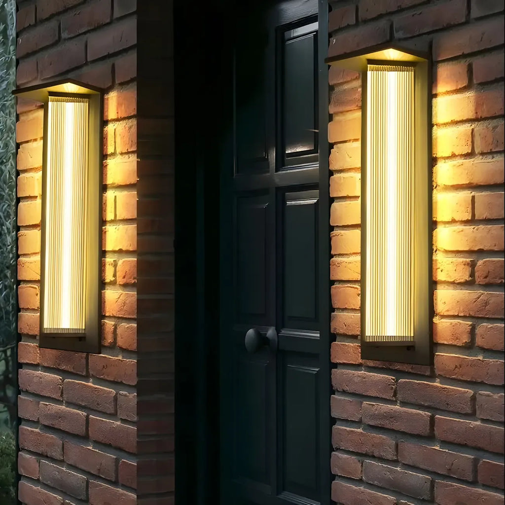 Modern Triangle Shade LED Outdoor Wall Light