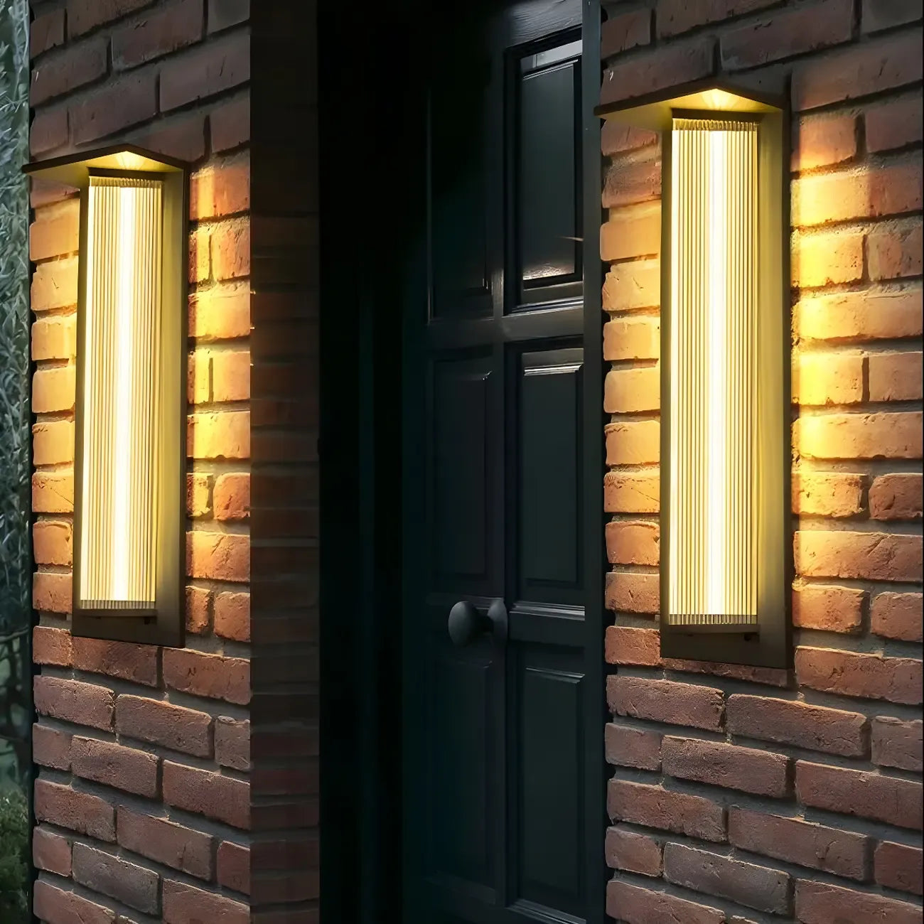 Modern Triangle Shade LED Outdoor Wall Light