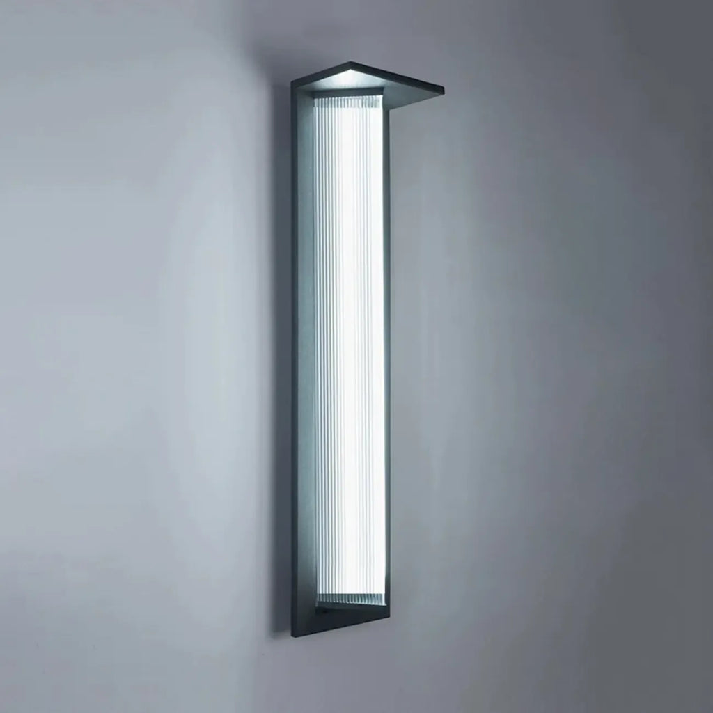 Modern Triangle Shade LED Outdoor Wall Light