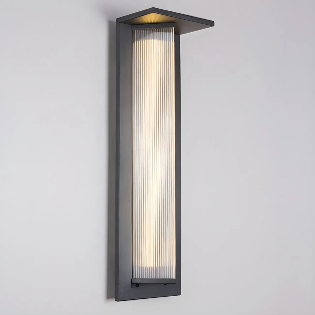 Modern Triangle Shade LED Outdoor Wall Light