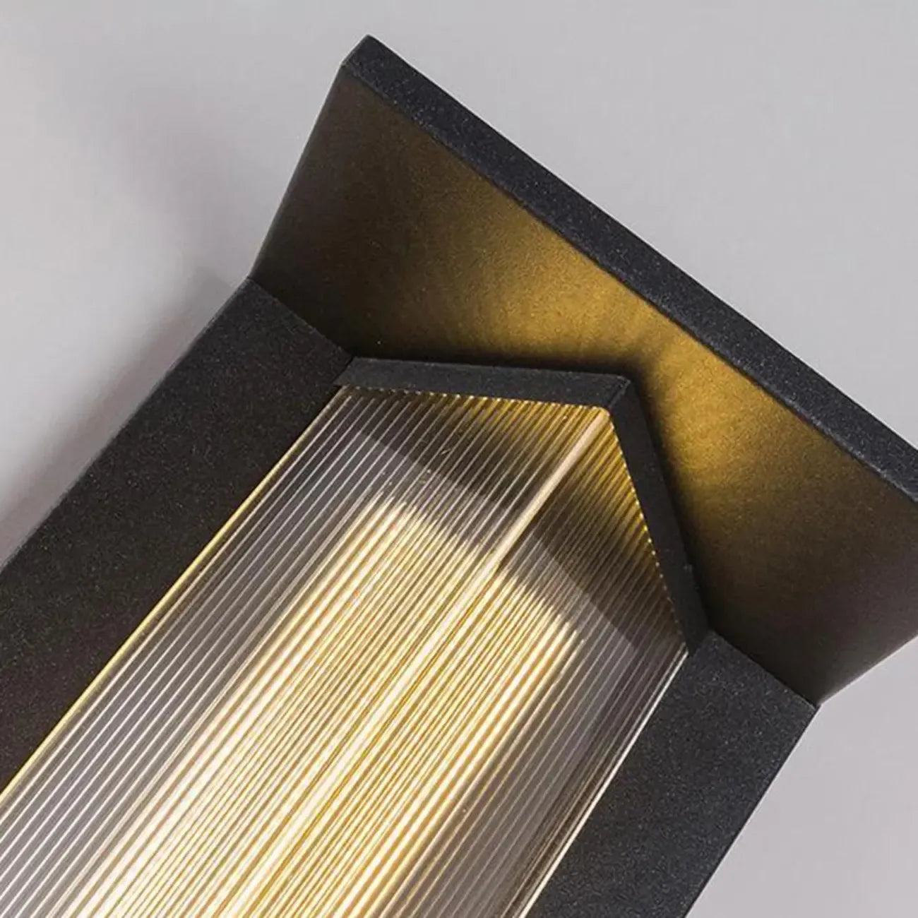 Modern Triangle Shade LED Outdoor Wall Light