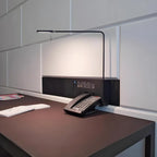 1-Light Black Metal Hardwired Small Swing Arm Wall Light