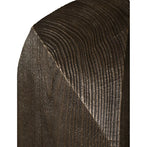 LED Natural Wood Fabric Bedside Table Lamp Japandi Style