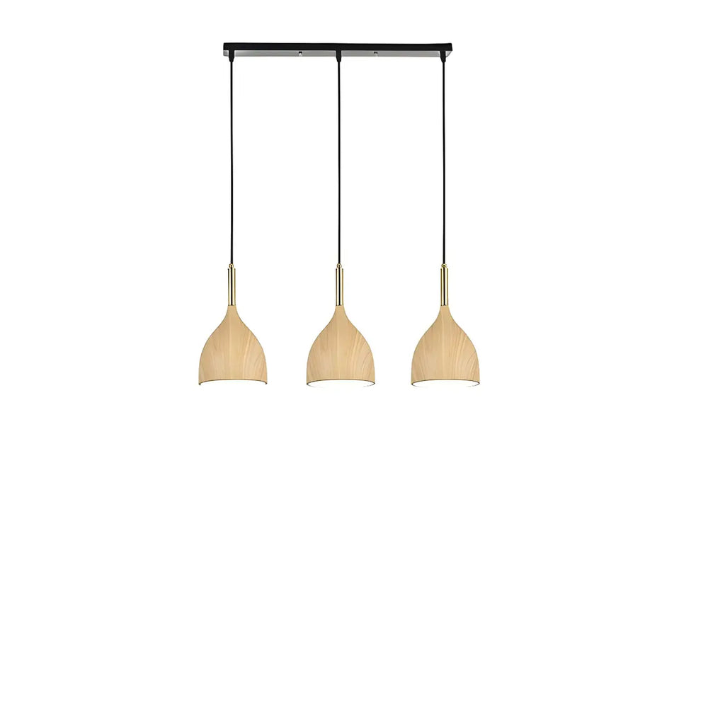 3-Light Modern Adjustable Length Island Pendant Light for Kitchen